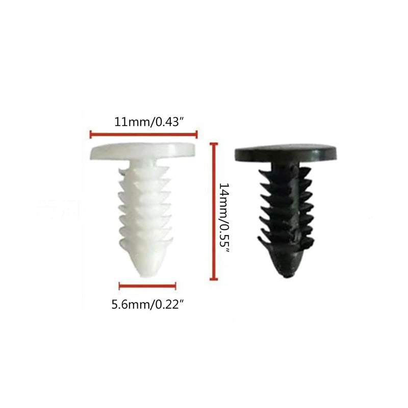 LAMDNL 100 Pcs Tree-shape Rivets Push Pins Rivet Honeycomb Lasers Bed Retaining Pins Fasteners Hole Hood Pressure Pins Rivets Fasteners Push Pins - Image 3